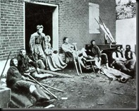 Wounded Union soldiers